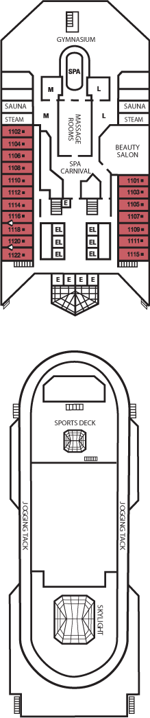Carnival - Spa Deck