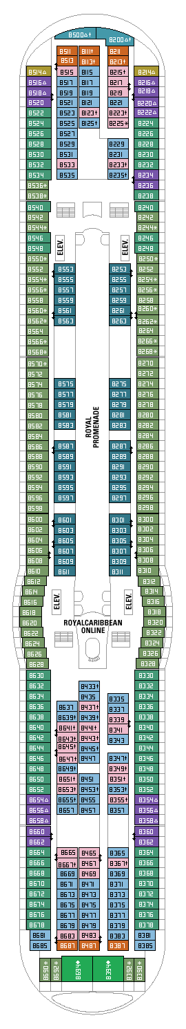 Royal Caribbean - Deck Eight