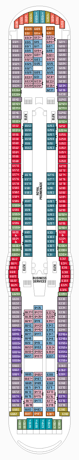Royal Caribbean - Deck Six