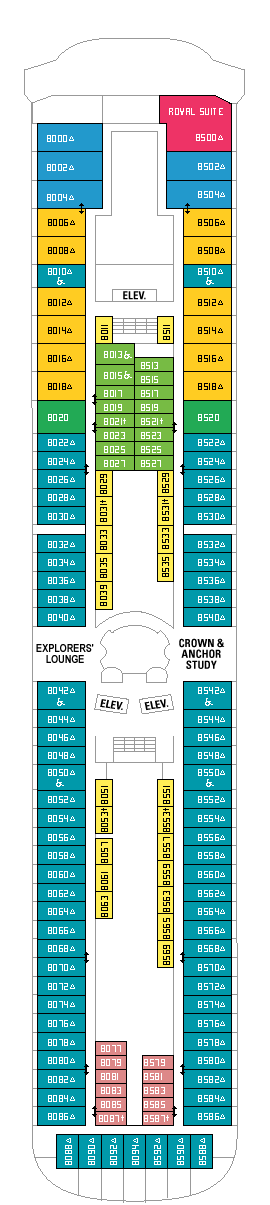 Royal Caribbean - Deck Eight