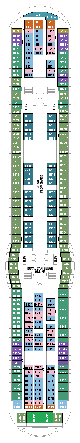 Royal Caribbean - Deck Eight